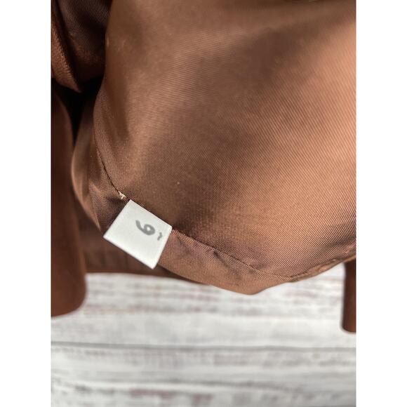 Vintage Pendleton Blazer Women's 6 Petite Brown 100% Wool One Button Made USA - Picture 5 of 9